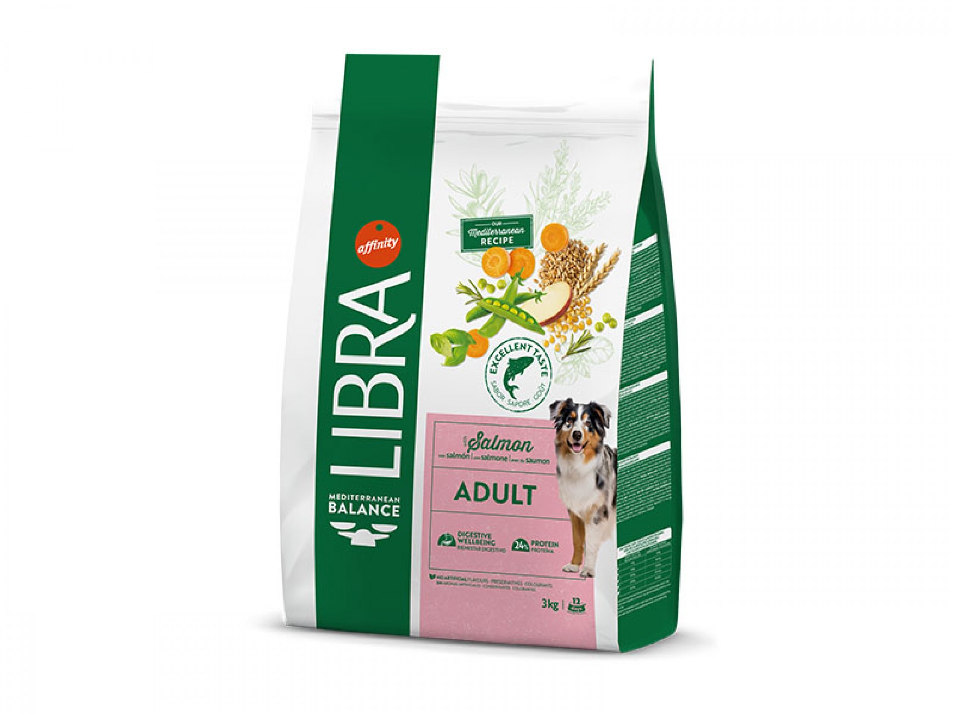Alimento Seco Para Cão Adulto Salmão 3 KG LIBRA
