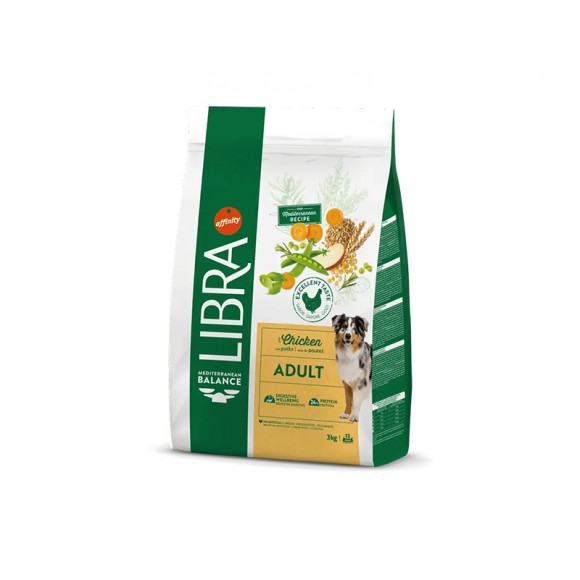 Alimento Seco Para C�o Adulto Frango 3 KG LIBRA