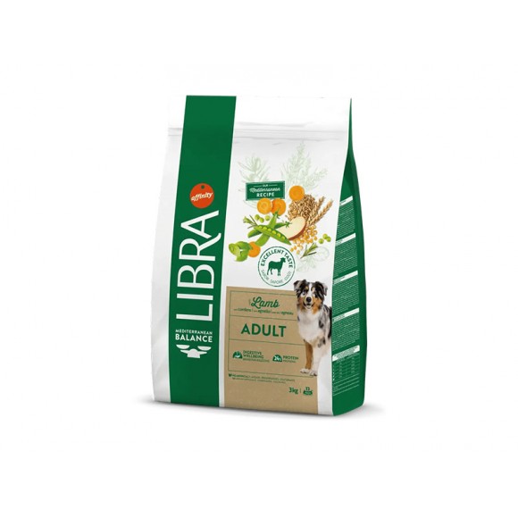 Alimento Seco Para C�o Adulto Cordeiro 3 KG LIBRA