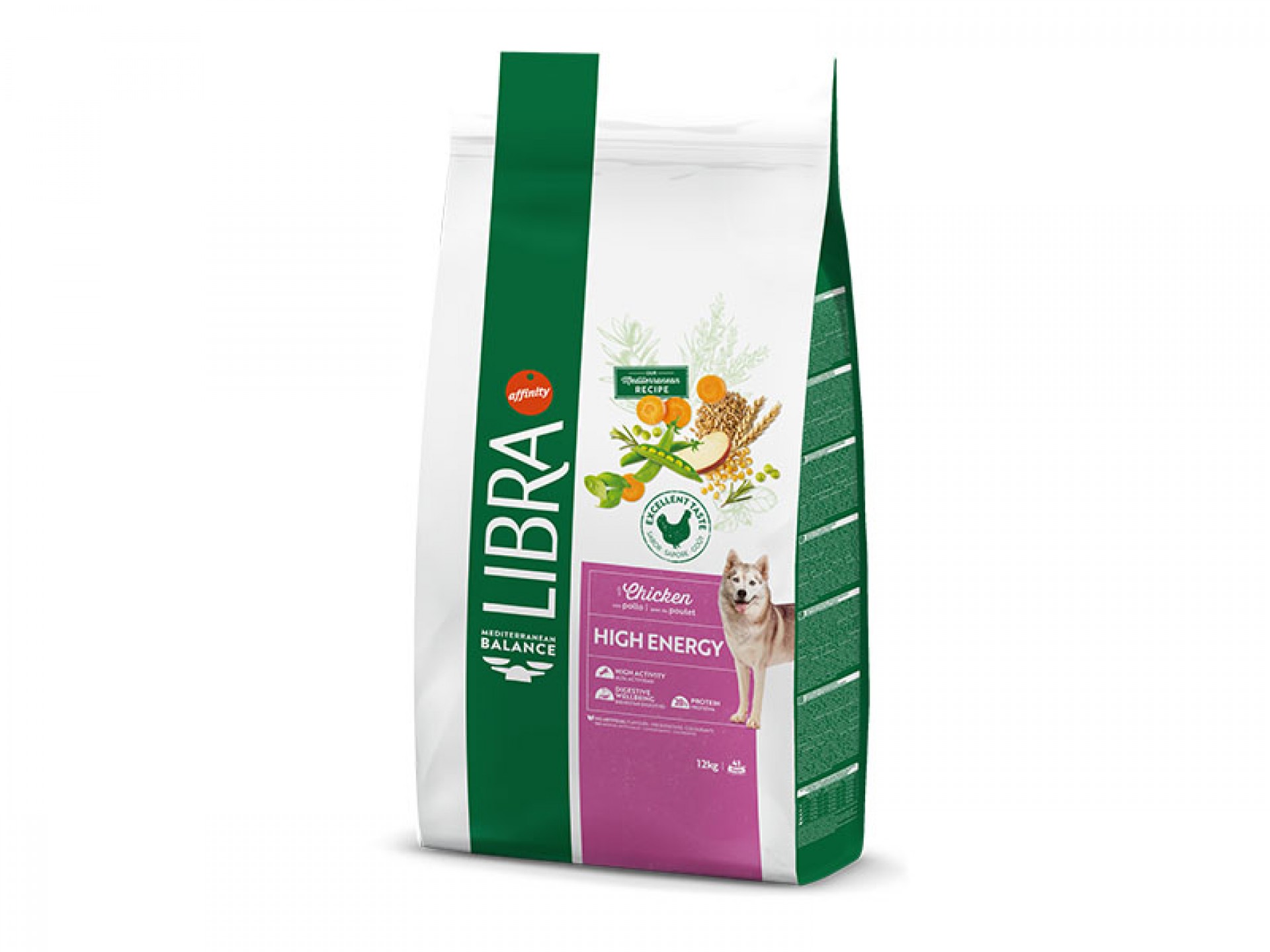 ALIM SECO PARA CÃO ADULTO HIGH ENERGY FRANGO 12 KG