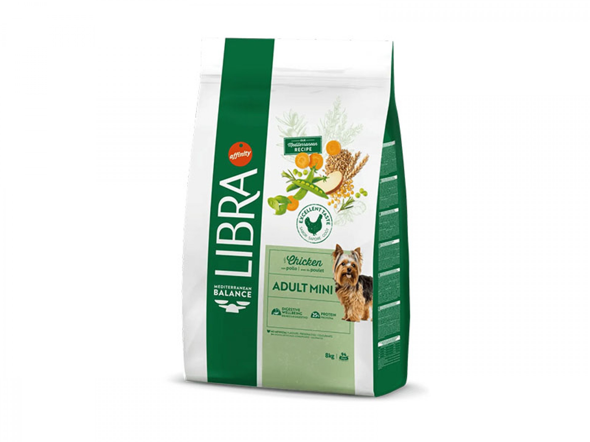 Alimento Seco Cão Adulto Mini Frango 8 KG LIBRA
