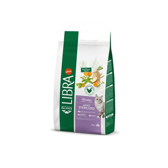 ALIM SECO GATO ADULTO ESTERILIZADO FRANGO 1,5 KG