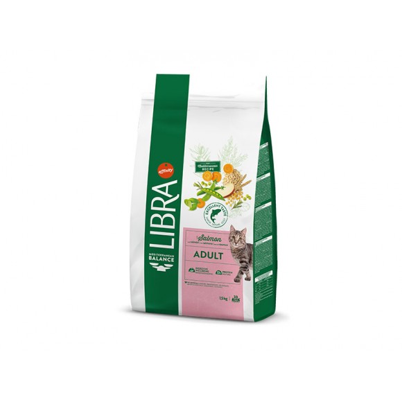 Alimento Seco Para Gato Adulto Salm�o 1,5 KG LIBRA