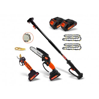 Kit Tesoura + Motoserra + Lanca A Bateria AFKIT ALTUNA