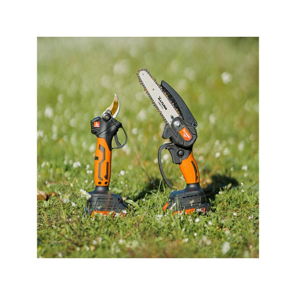 Kit Tesoura + Motoserra + Lanca A Bateria AFKIT ALTUNA Kit Tesoura + Motoserra + Lanca A Bateria AFKIT ALTUNA