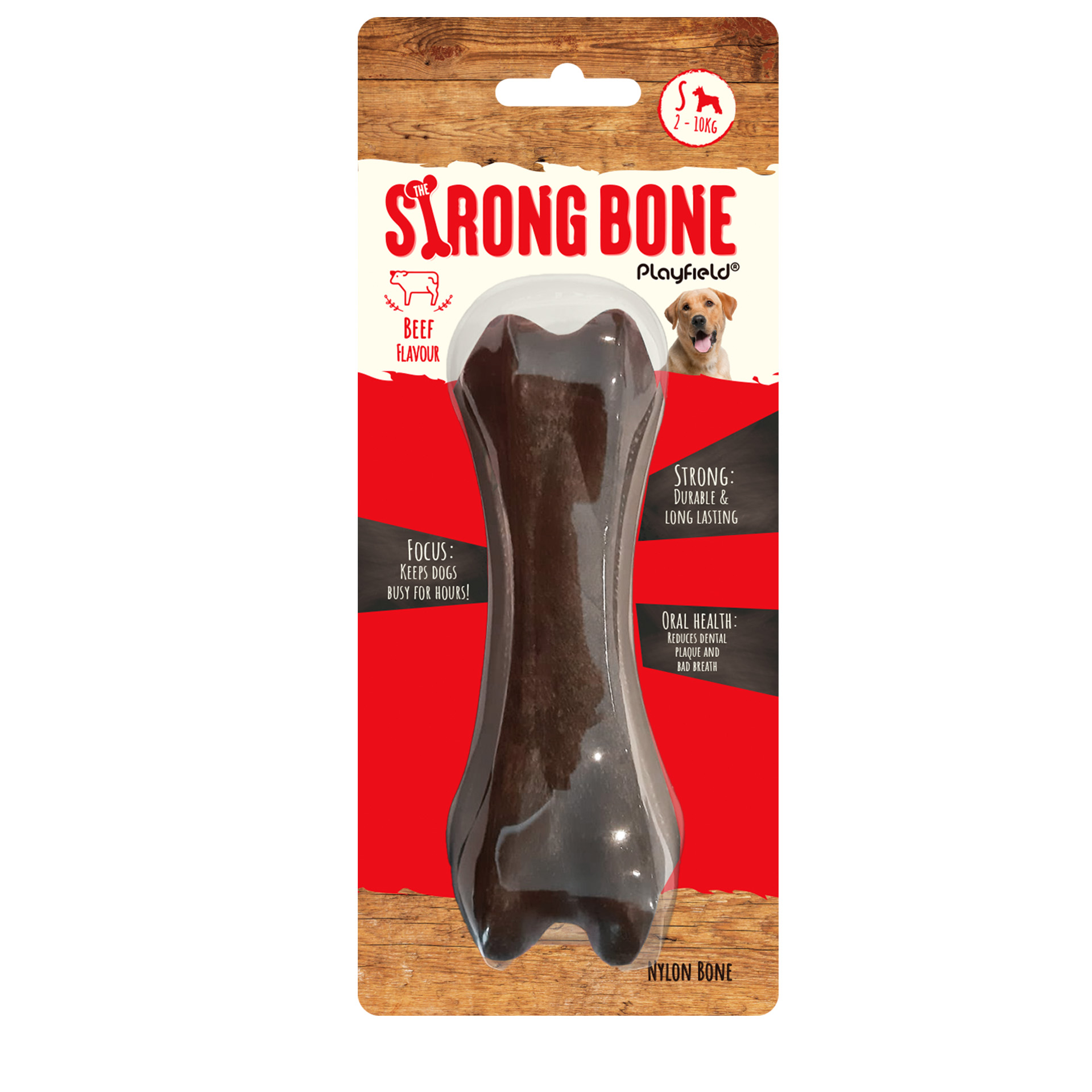 Brinquedo Para Cão Strongbone Beef 11CM PLAYFIELD