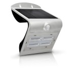 Alpique LED Solar De Parede Cinza Com Detector De Movimentos
