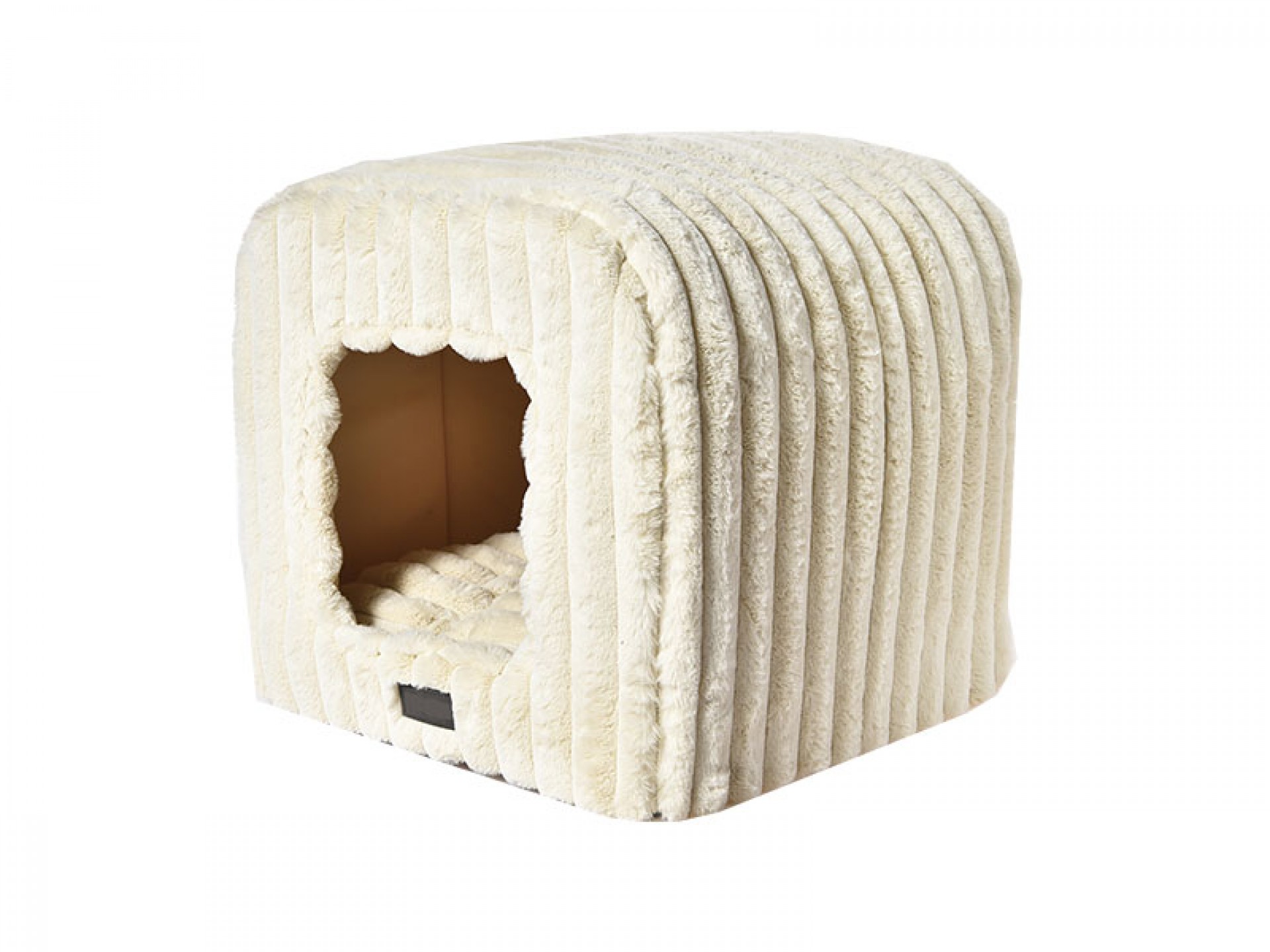 NICHO PARA CÃO GATO BIANCA BEGE 43X43X43CM