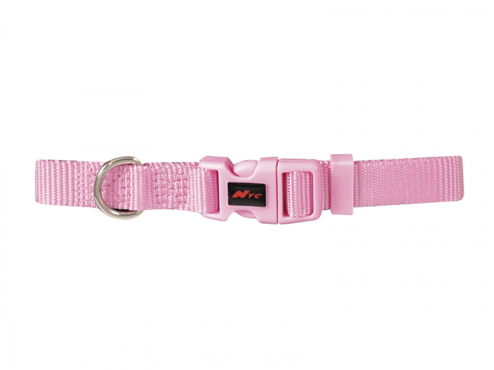 Coleira Para Cão Basica Rosa Claro 20-30 CM NAYECO