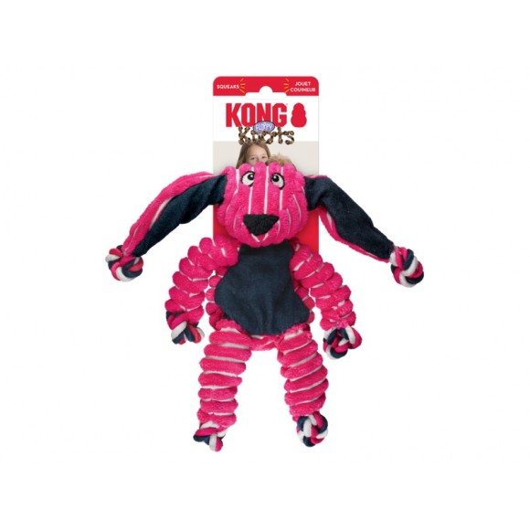 Brinquedo Para C�o Coelho Floppy Com N�s S/M KONG
