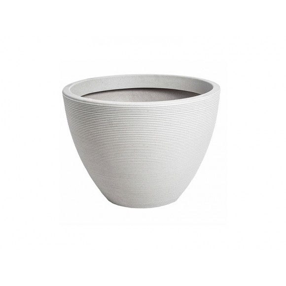 Vaso Valencia Cinza 40X30CM STRATA