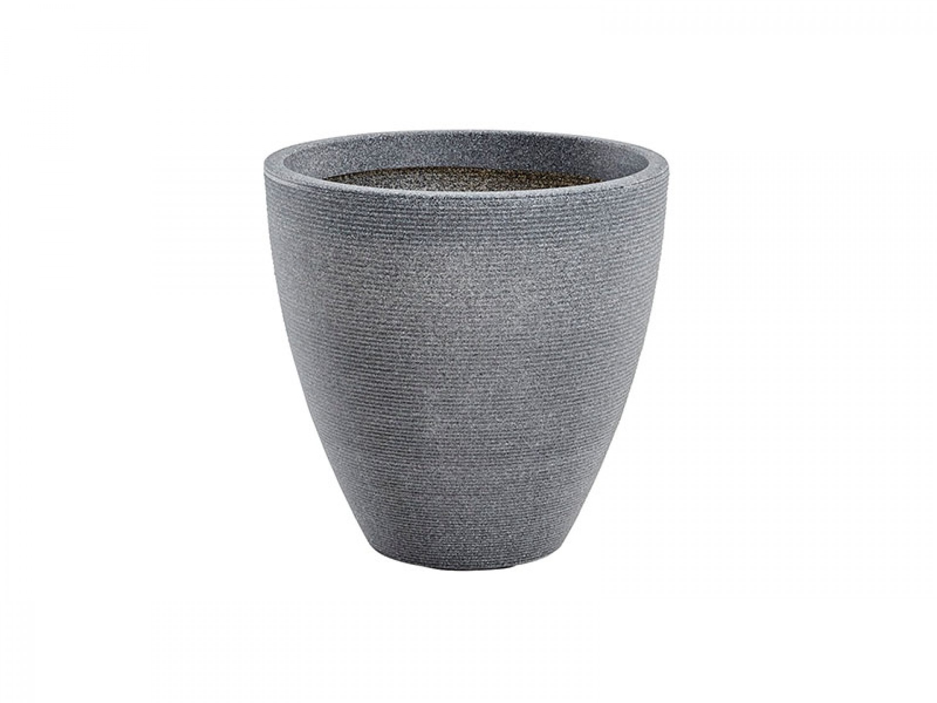 Vaso Valencia Preto 40X40CM STRATA