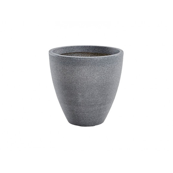 Vaso Valencia Preto 40X40CM STRATA