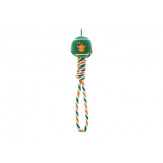 BRINQUEDO PARA C�O CORDA COM BOLA PATO 27 CM