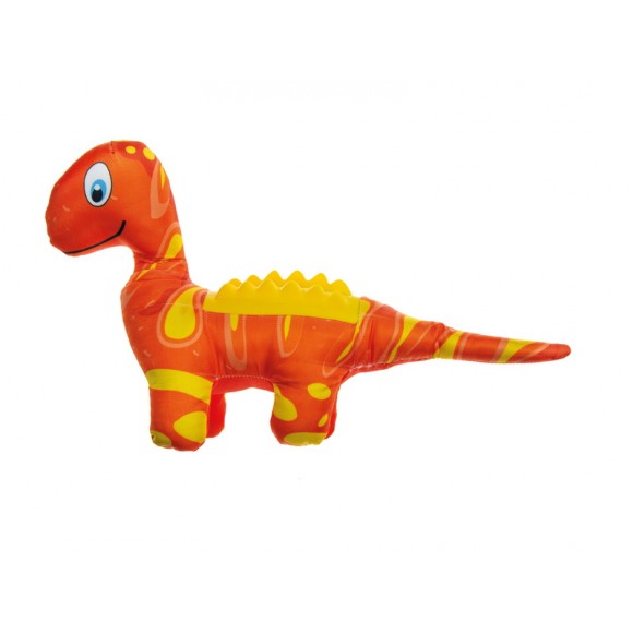 BRINQUEDO PARA C�O DINOSSAURO COM BORRACHA 37CM