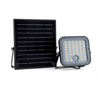 Projector LED Solar Com Detector De Movimentos 10w 4000/6000