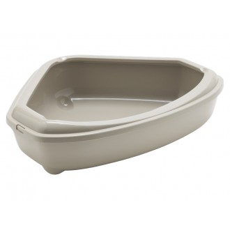 Wc Tabuleiro Gato De Canto Com Borda Cinza MODERNA