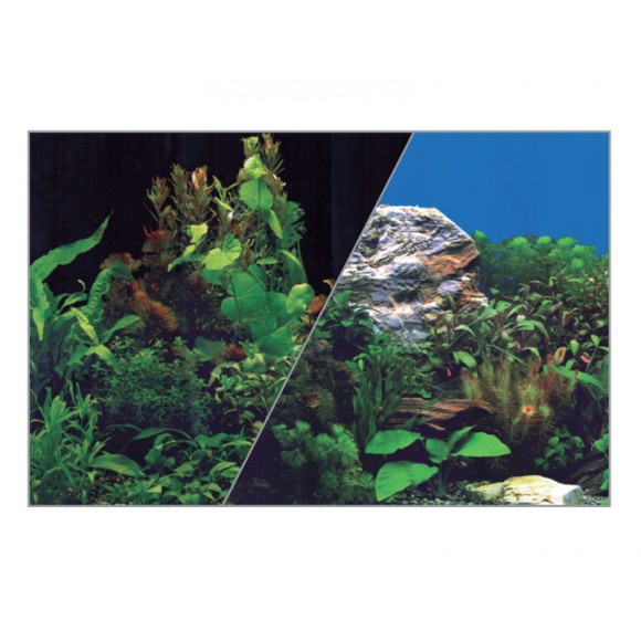 Fotofundo Duplo Para Aqu�rio Plantas 40X60 CM ZOLU