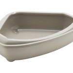 Wc Tabuleiro Gato De Canto Com Borda Cinza MODERNA