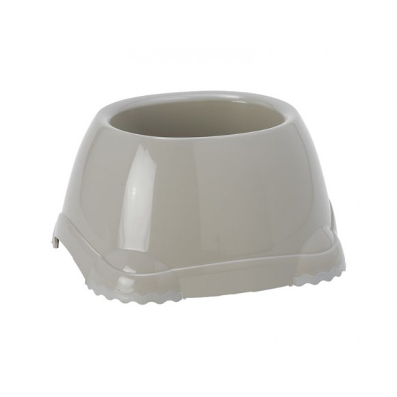 Comedouro Smarty Bowl Spaniel Cinza 600ML MODERNA