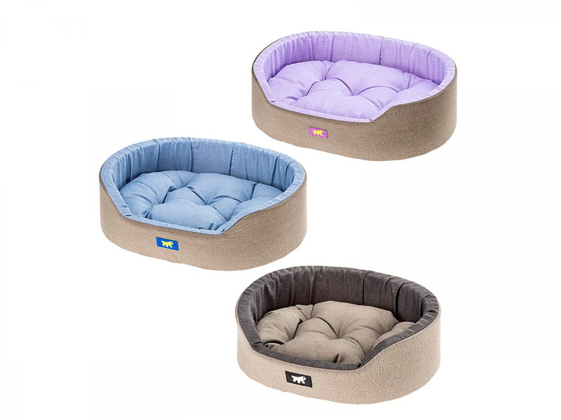 Cama Sofa Dandy C Pastel Mix Cor 65CM FERPLAST