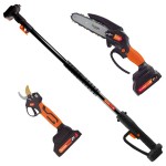 Kit Tesoura + Motoserra + Lanca A Bateria AFKIT ALTUNA Kit Tesoura + Motoserra + Lanca A Bateria AFKIT ALTUNA