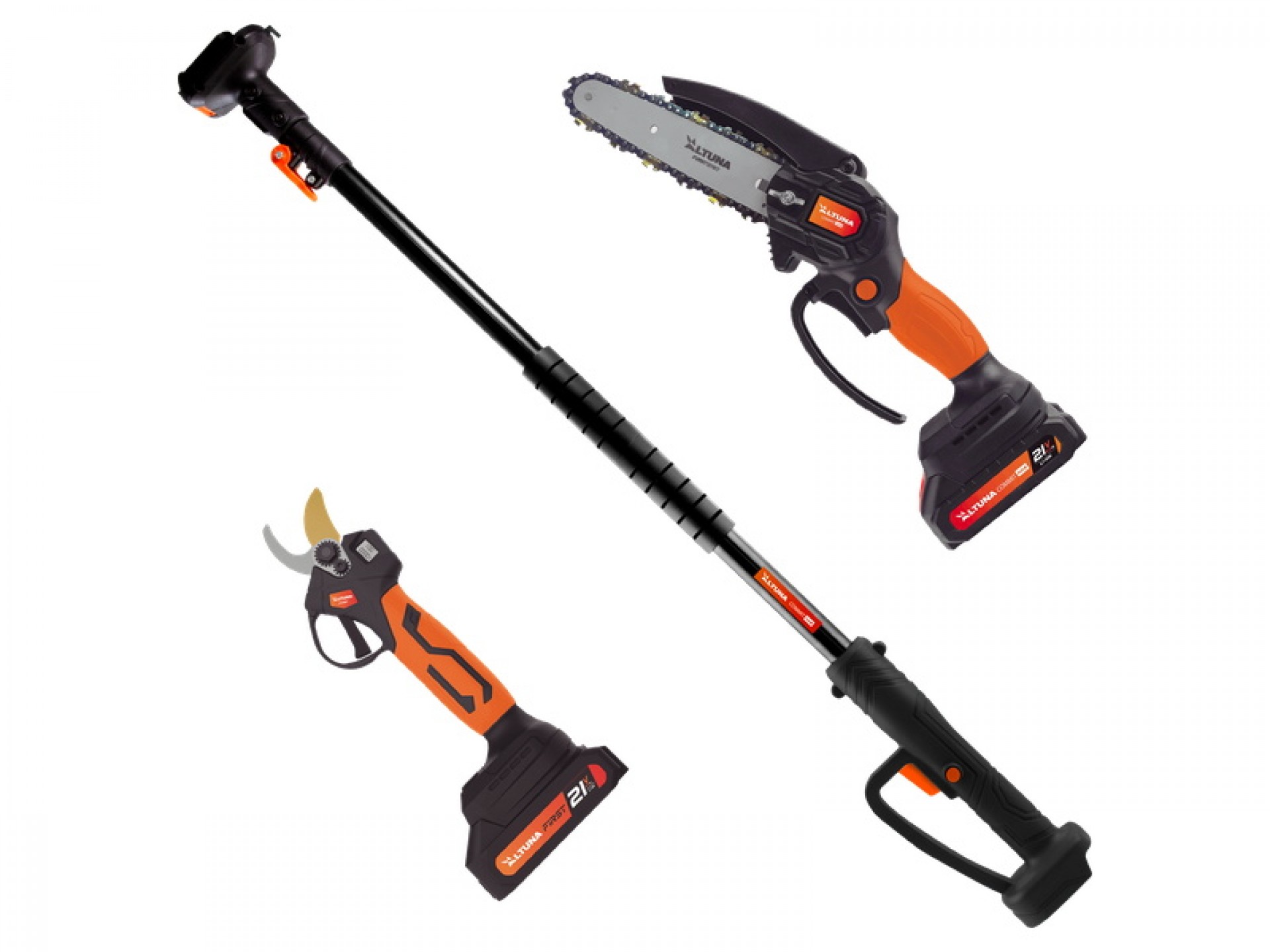 Kit Tesoura + Motoserra + Lanca A Bateria AFKIT ALTUNA