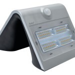 Alpique LED Solar De Parede Cinza Com Detector De Movimentos