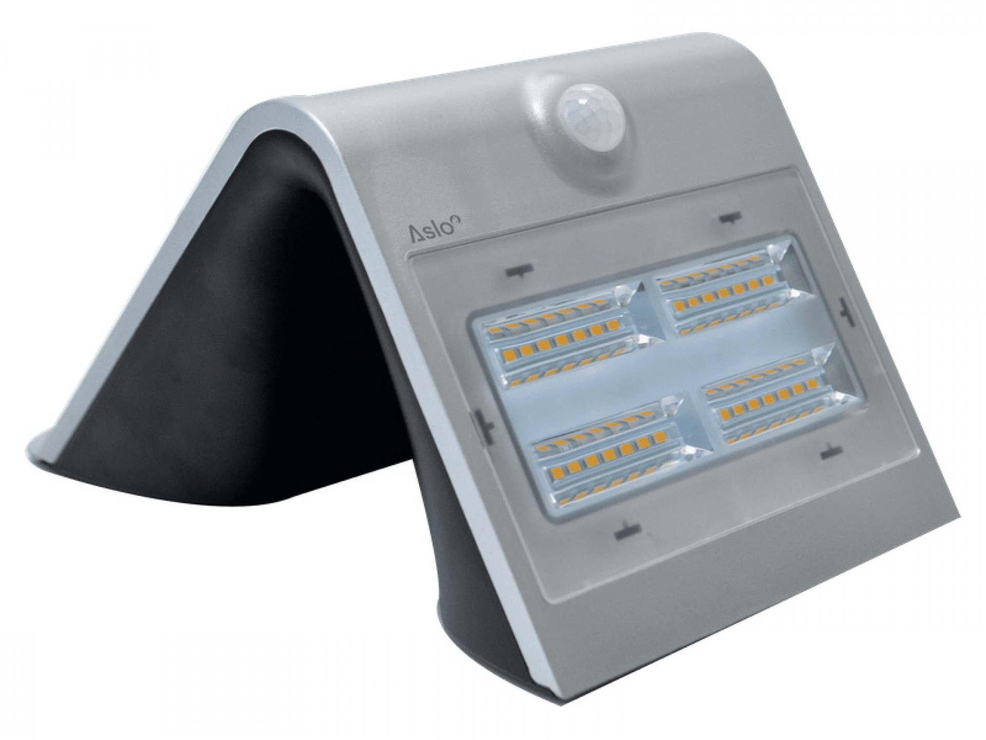 Alpique LED Solar De Parede Cinza Com Detector De Movimentos