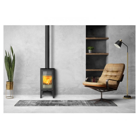 Salamandra Lenha Alva Eco Red Pod