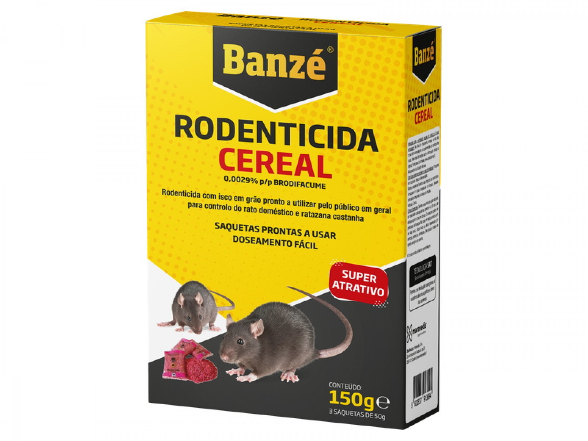 RATICIDA CEREAL BRODIFACUME 150 GR BANZÉ