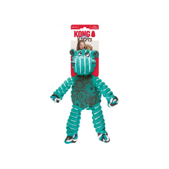 Brinquedo Para Cão Hipo Floppy Com Nós M/L KONG Brinquedo Para Cão Hipo Floppy Com Nós M/L KONG