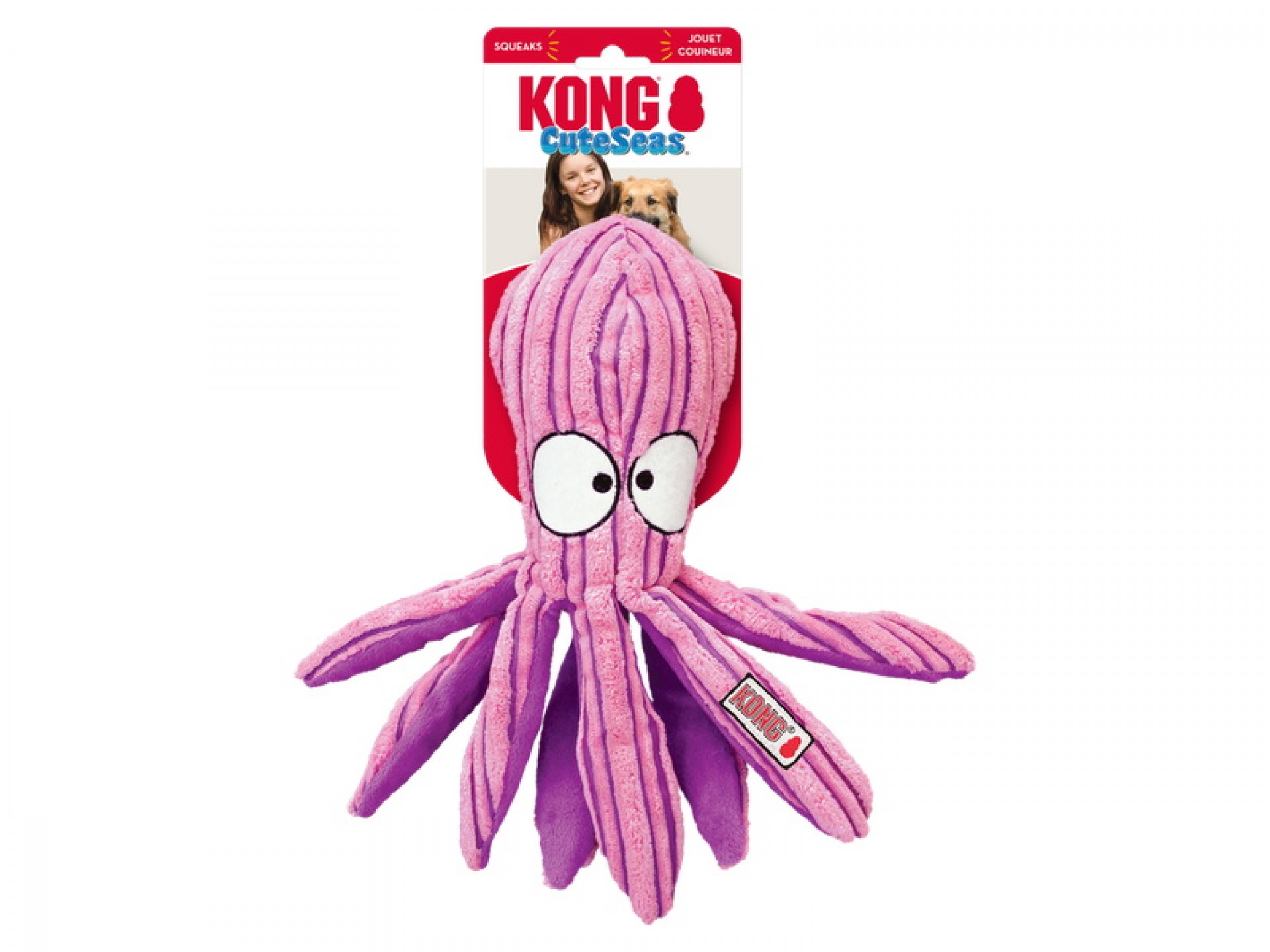 Brinquedo Para Cão Polvo Cuteseas S KONG