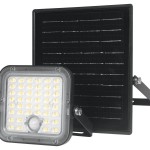 Projector LED Solar Com Detector De Movimentos 10w 4000/6000