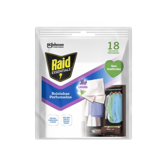 Bolsinhas Perfumadas Lavanda � 18 Unidades RAID