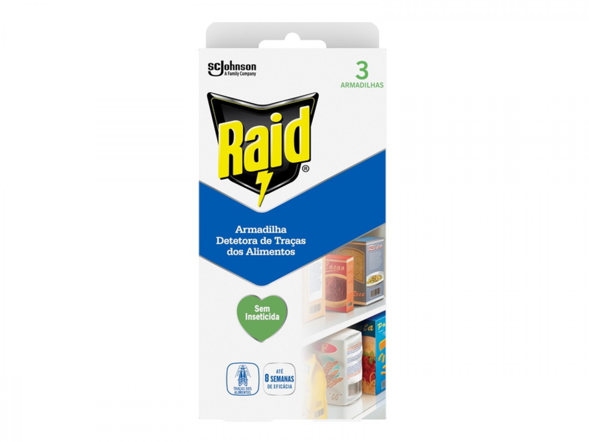 Armadilhas Para Traças Dos Alimentos – 3 Unidades RAID