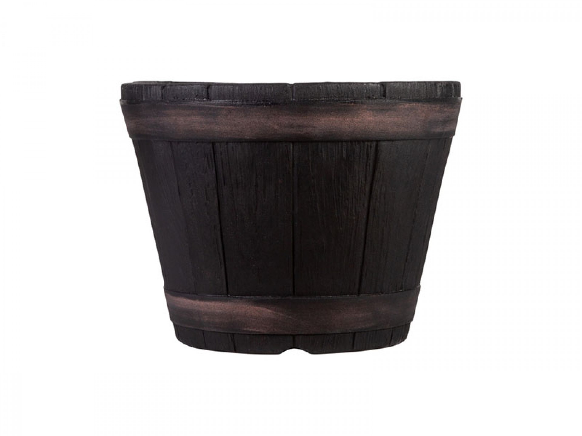 Vaso Barril Imitar Madeira 38CM STRATA