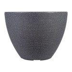 Vaso Valencia Preto 40X30CM STRATA