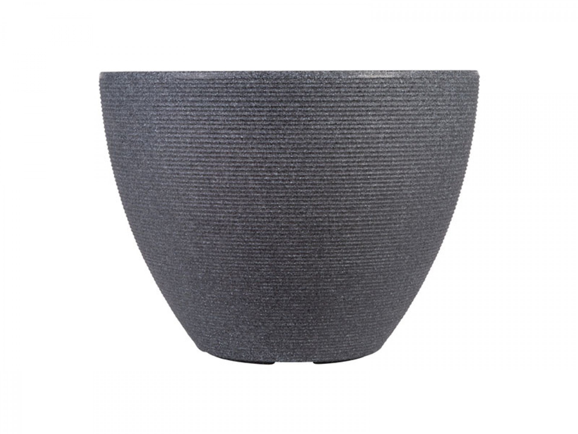 Vaso Valencia Preto 40X30CM STRATA