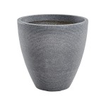 Vaso Valencia Preto 40X40CM STRATA