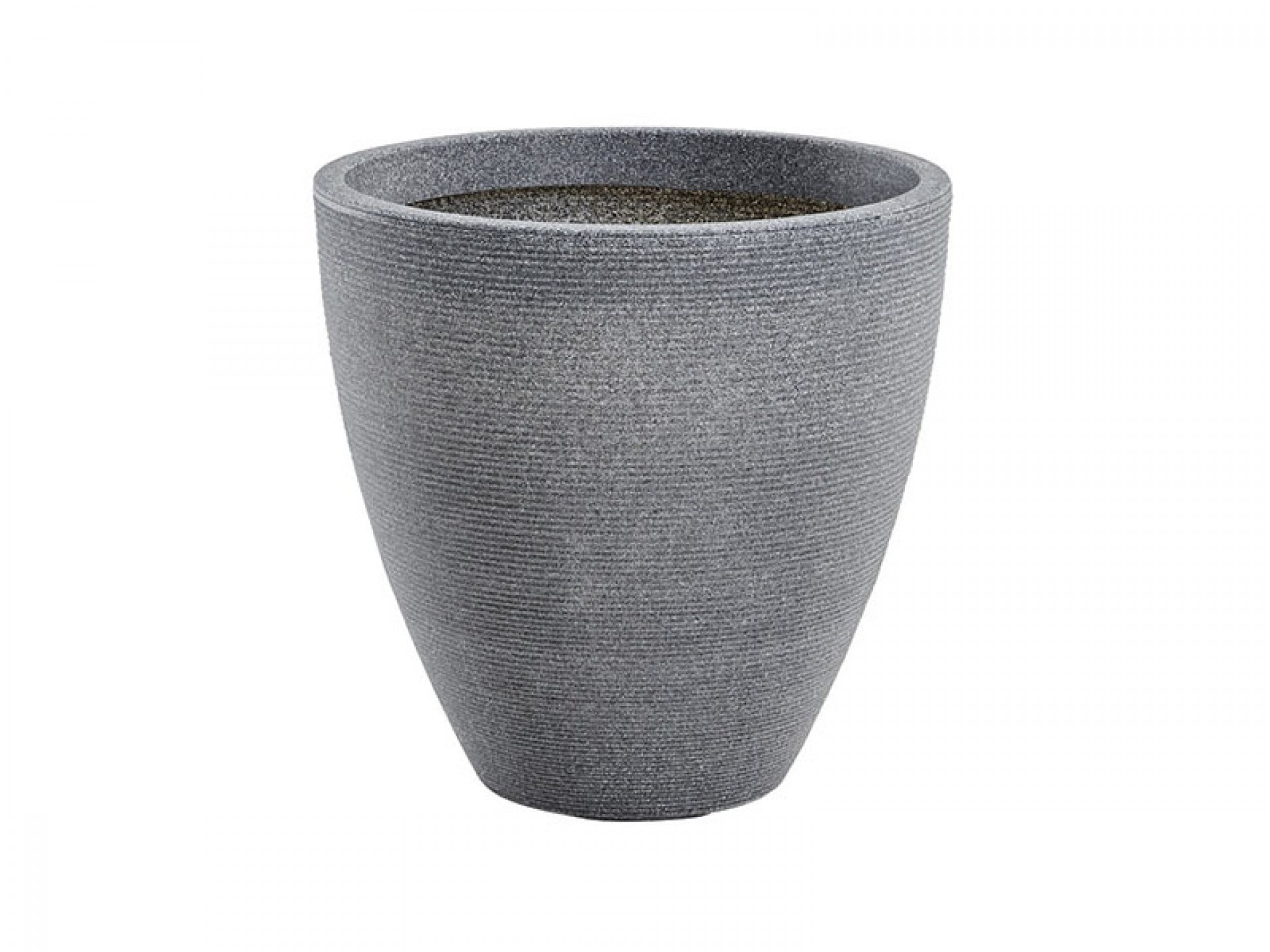 Vaso Valencia Preto 40X40CM STRATA