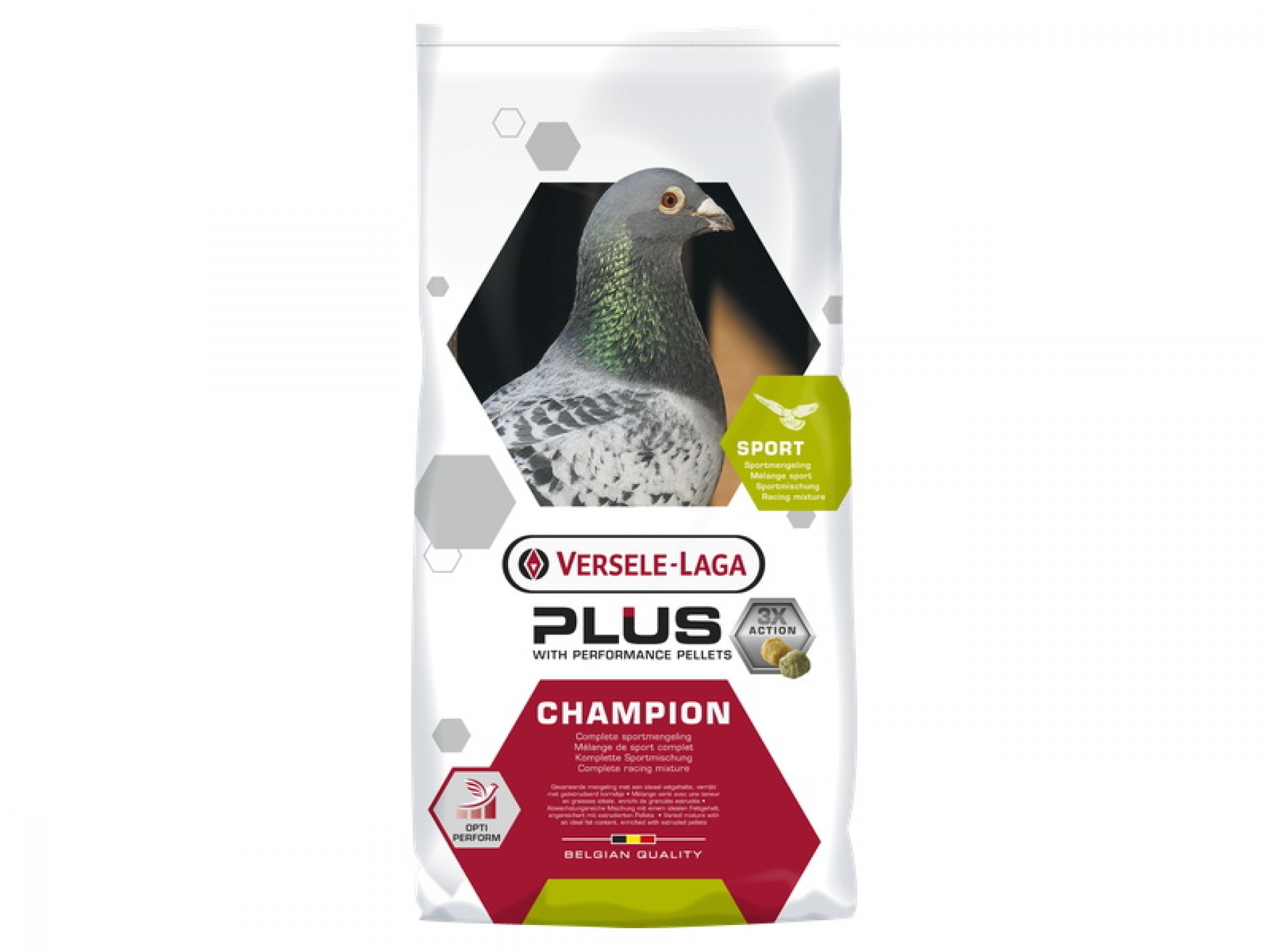 Mistura p/ pombos chapion plus 20 Kg VERSELE LAGA