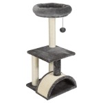 Arranhador Gin�sio Para Gato Cinza BEST QUALITY