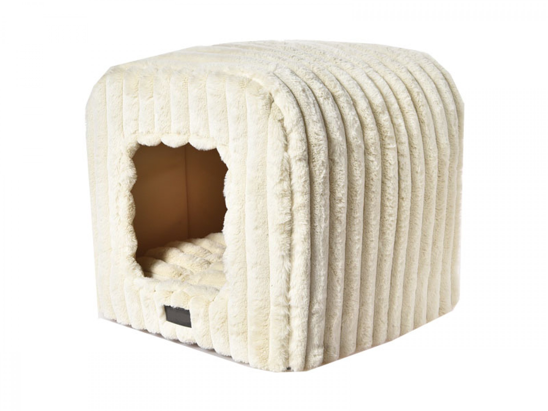 NICHO PARA CÃO GATO BIANCA BEGE 43X43X43CM