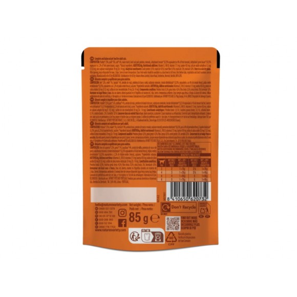 ALIMENTO PARA GATO PEDA�OS EM MOLHO BACALHAU 85 G