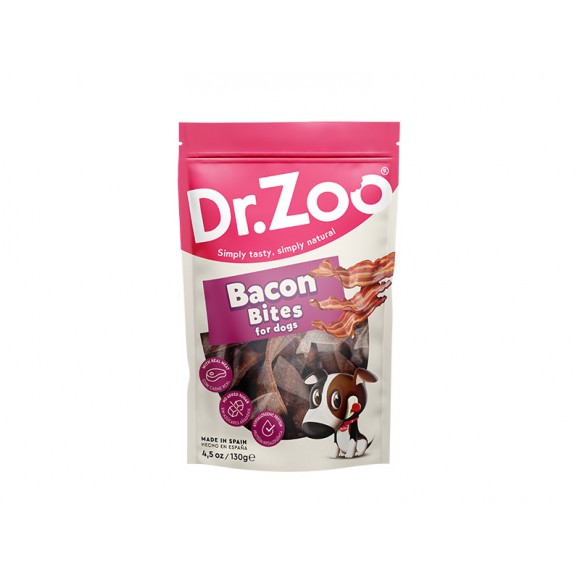 Snack Para C�o Bacon Bites 130 GR DR ZOO