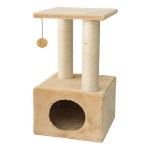 Arranhador Para Gato Com Plataforma Bege BEST QUALITY