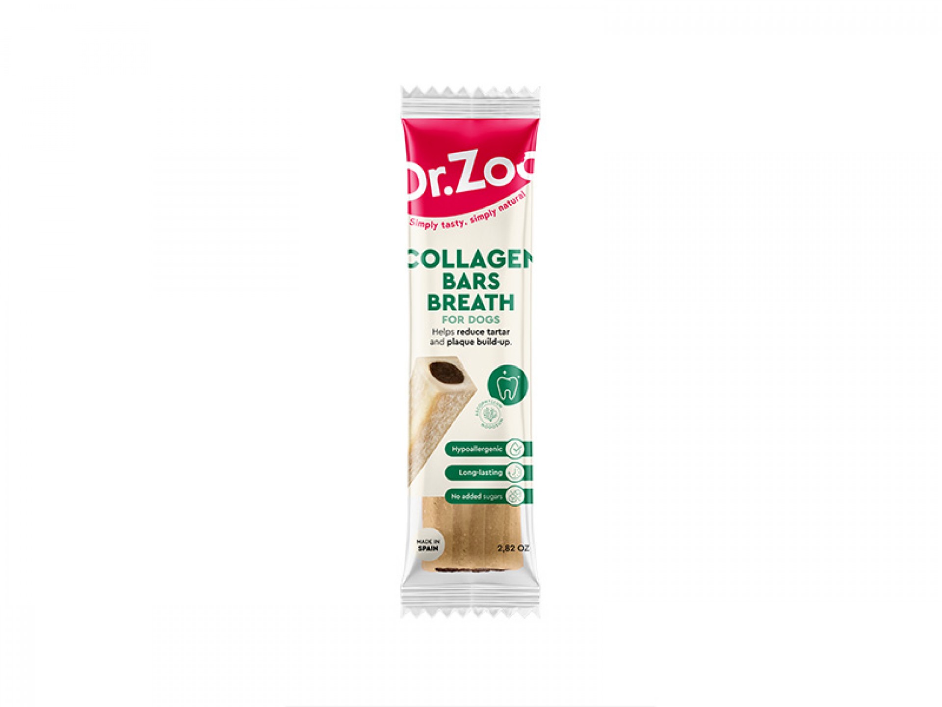 Snack Cão Barra Colagénio Breath 80 GR DR ZOO