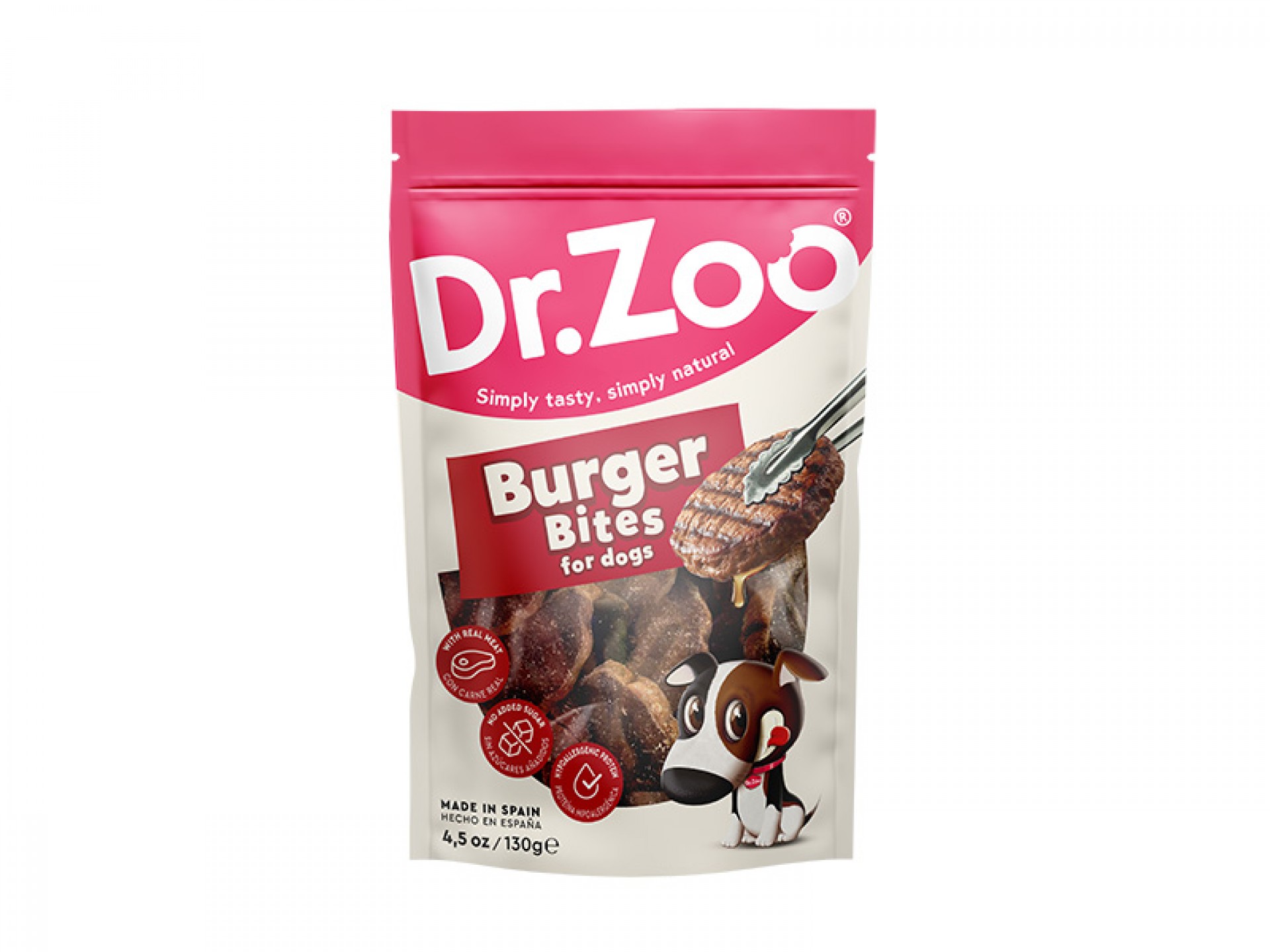 Snack Para Cão Burger Bites 130 GR DR ZOO