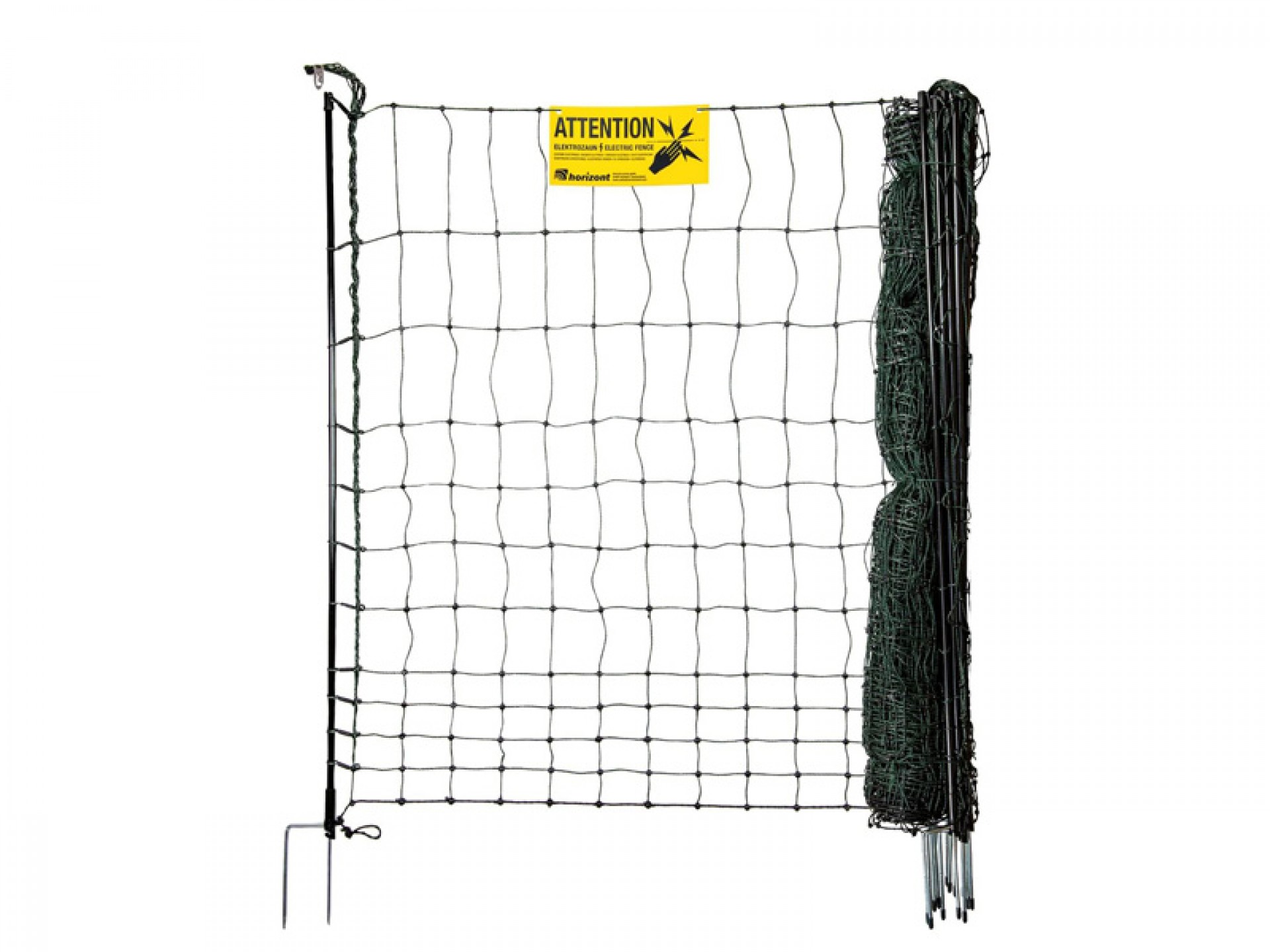 Rede em Fibra de Vidro para aves Ponta Dupla 120cm 25m HORIZ